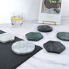 Creative luxury marble ceramic coaster drink cup coffee