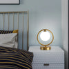 Modern LED Table Lamps Gold Galss Lights Bedside Reading