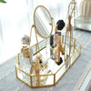 Copper Table Mirror Gold Glass Mirror Princess Round