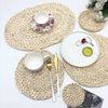 1Pcs Round Rattan Placemats Japanese Style Pot Holder Nature