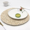 1Pcs Round Rattan Placemats Japanese Style Pot Holder Nature