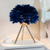 Feather Bedroom Table Lamp Modern Bedside Lamp