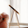 Copper Table Mirror Gold Glass Mirror Princess Round