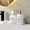 Bathroom Accessories White Pearl Look Bathroom