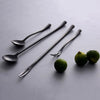 Retro Black Cutlery Set 304 Stainless Steel Western