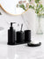 Premium Black Bathroom Accessories with Soap Dispenser