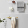 40/50cm Towel Rack Towel Hanger Bath Towel Holder Wood