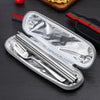 8Pcs/set Tableware Reusable Travel Cutlery Set Camp