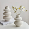 Nordic Style Ceramic Vase Decoration White Vase Modern