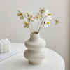 Nordic Style Ceramic Vase Decoration White Vase Modern