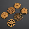 Bamboo Products Tea Coaster Creative Lotus Drink Wooden